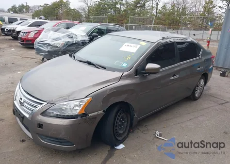 2015 Nissan Sentra Sv из США, поврежденный, VIN 3N1AB7AP3FL656310